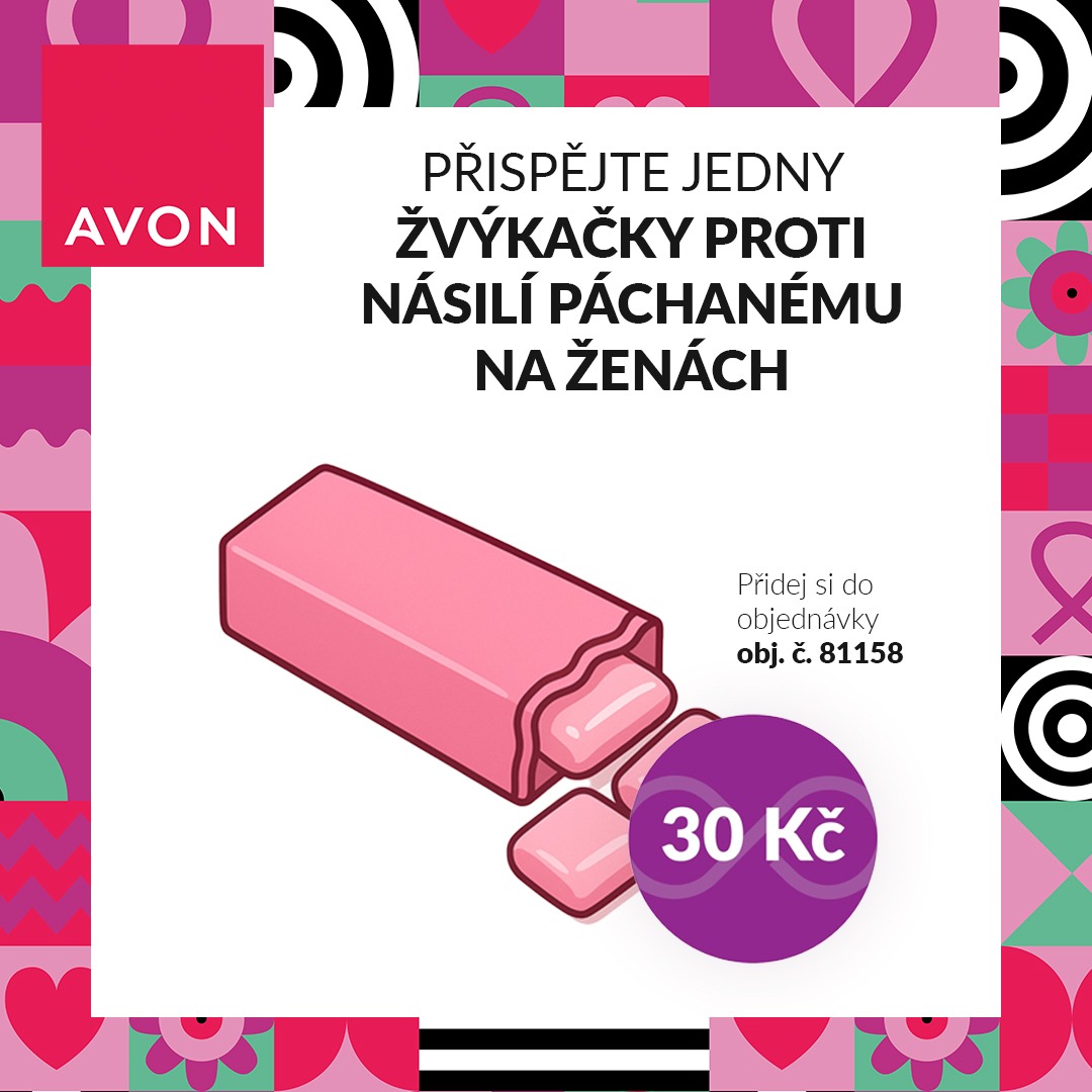 Přispějte jedny žvýkačky proti násilí páchanému na ženách – ilustrační obrázek